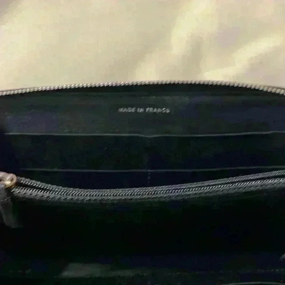 Chanel Black Long Zip Wallet w/ COA - Picture 7 of 13